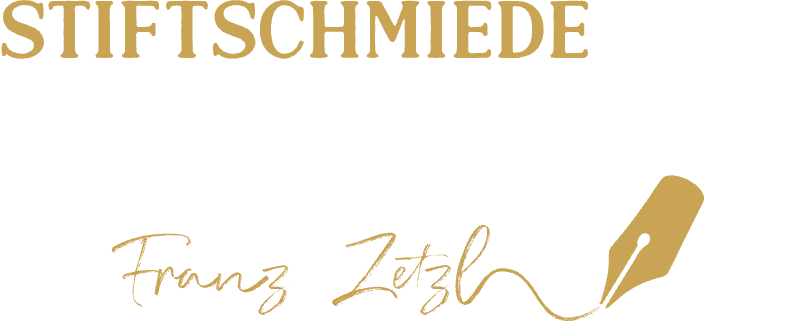 Logo - Stiftschmiede Gedrechselte Unikate - Franz Zetzl (negativ)